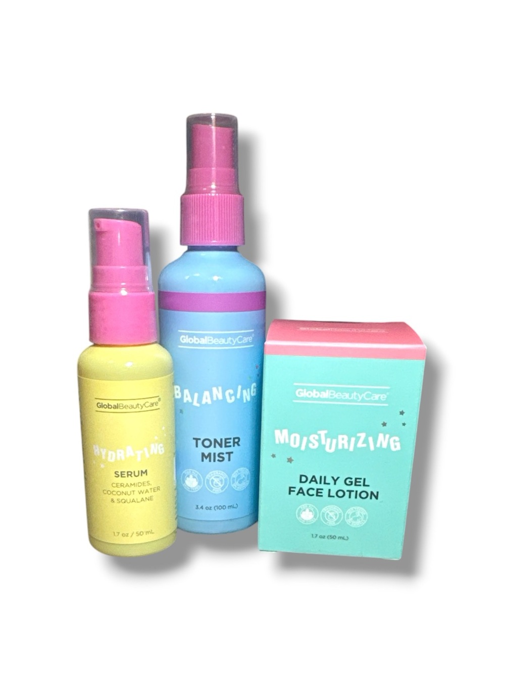 GlobalBeautyCare Moisturize Balance and Tone Daily Set